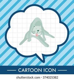 animal cat cartoon theme elements