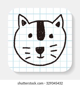 animal cat doodle drawing