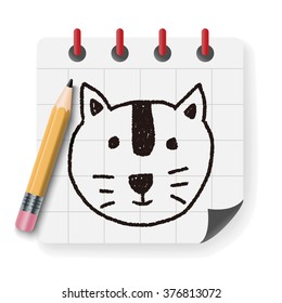 animal cat doodle drawing