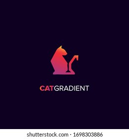 Animal Cat Logo Illustration Design