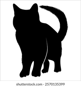 Animal Cat Silhouette vector illustration