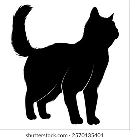 Animal Cat Silhouette vector illustration