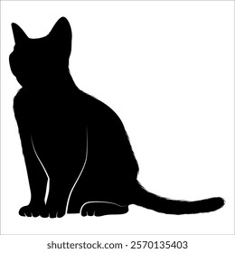 Animal Cat Silhouette vector illustration