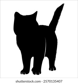 Animal Cat Silhouette vector illustration