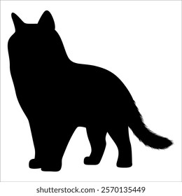 Animal Cat Silhouette vector illustration