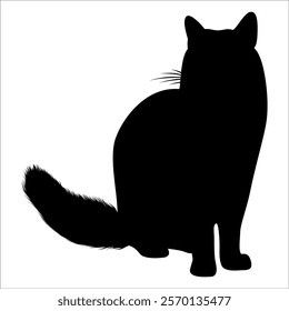 Animal Cat Silhouette vector illustration