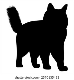 Animal Cat Silhouette vector illustration