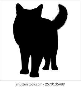 Animal Cat Silhouette vector illustration