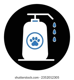 Animal cat or soap veterinary icon