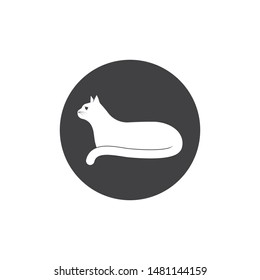 animal cat vector  illustration design template