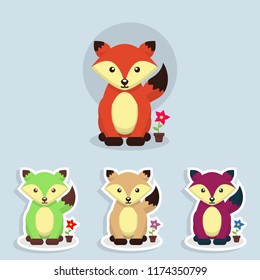 Animal Character - Cute Fox