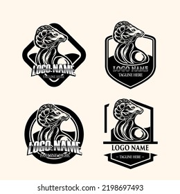 animal character illustration vector template