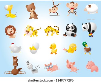 Animal Characters Vectors