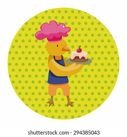 animal chef cartoon theme elements