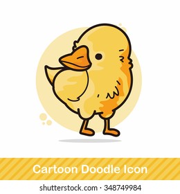 animal chicken doodle