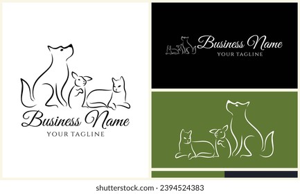 animal clinic hospital logo template