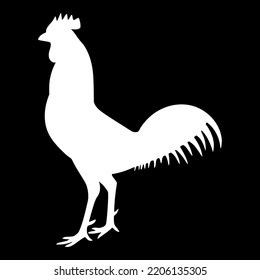 Animal Cock Bird Hen Chicken Rooster Vector