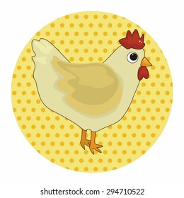 animal cock cartoon theme elements