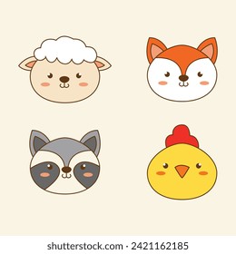 Animal collection in children's design