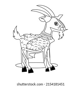 Animal coloring page for kids and adults