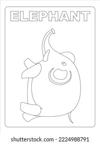 Animal Coloring page for kids art line