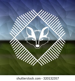 Animal concept about fox design, vector illustration eps 10
