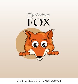 Animal concept about fox design, vector illustration eps 10