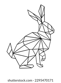 animal constellation geometric line vector for design material