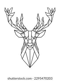 animal constellation geometric line vector for design material