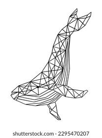 animal constellation geometric line vector for design material
