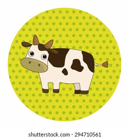 animal cow cartoon theme elements
