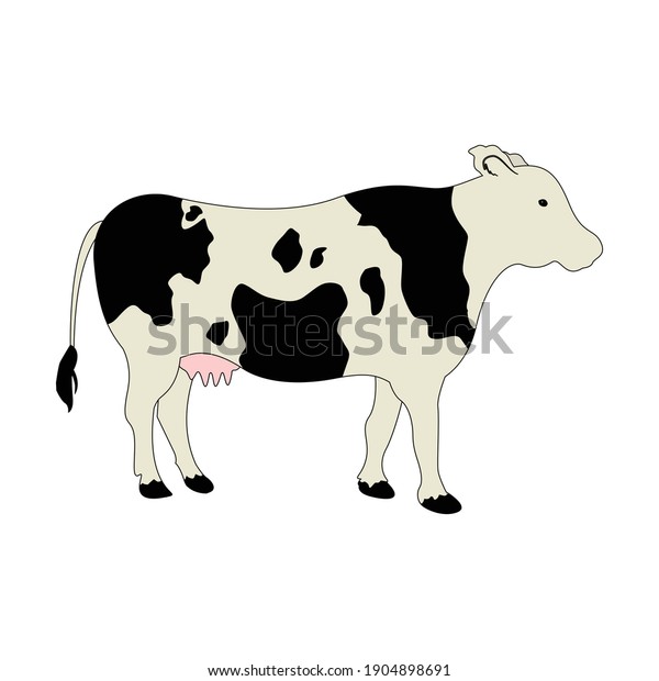 Animal Cow Fill Line Icon Vector Stock Vector (Royalty Free) 1904898691 ...