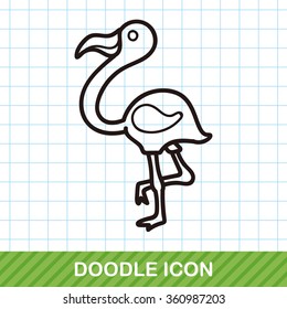animal Crane doodle