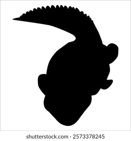 Animal Crocodile Black Silhouette vector illustration