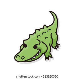 animal Crocodile doodle