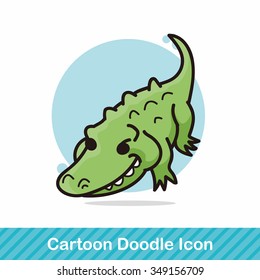 animal Crocodile doodle