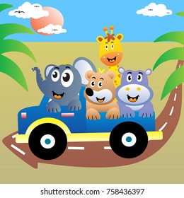Animal cute cartoon