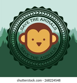 animal cute design, vector illustration eps10 graphic 
