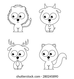 animal cute design, vector illustration eps10 graphic 