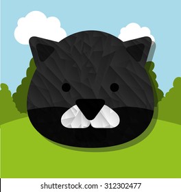 animal cute design, vector illustration eps10 graphic 