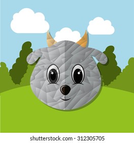 animal cute design, vector illustration eps10 graphic 