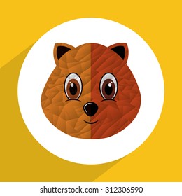 animal cute design, vector illustration eps10 graphic 