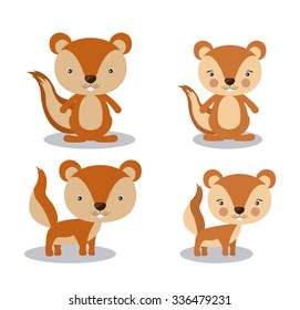 animal cute design, vector illustration eps10 graphic 