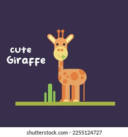 animal  cute giraffe long neck 