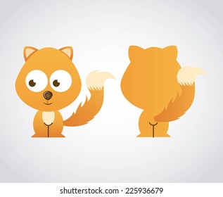 animal cute graphic design , vector illustration