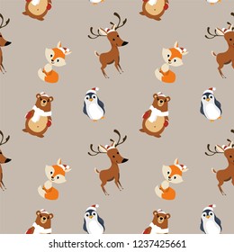 animal cute pattern christmas