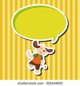 animal dancing cartoon theme elements