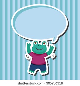 animal dancing cartoon theme elements