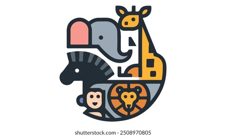 animal, animal day, background, character, design, drawing, elephant, festival, huge, icon, illustration, logo, logotype, loxodonta, mammal, pachyderm, shape, sign, silhouette, strong, symbol, trunk