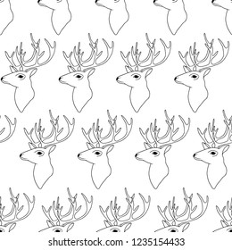 Animal deer vector illustration